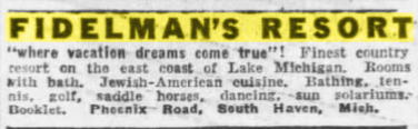 Fidelmans Resort - 1934 Ad St Louis Post Dispatch (newer photo)